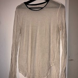 Omg sleeve see through shirt